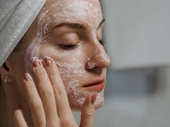 washing face